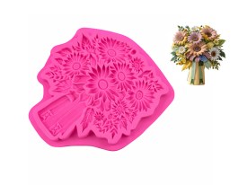 molde ramo de flores